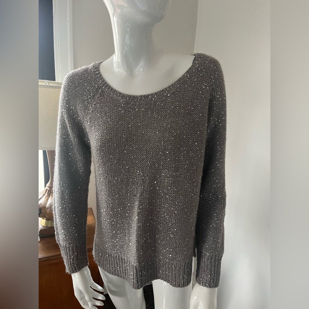 Apt. 9 Women's Shimmering Gray Sweater